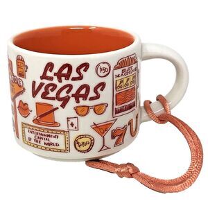 Starbucks Las Vegas Been There Series Mini Mug Ornament 2022 2 Fl Oz Collectible